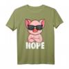 Schweine Nope Schweinchen Kinder Mädchen T-Shirt – Lustiges Schweine Design für Landwirte, Züchter & Schweine Liebhaber als Geschenkidee