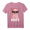Schweine Nope Schweinchen Kinder Mädchen T-Shirt – Lustiges Schweine Design für Landwirte, Züchter & Schweine Liebhaber als Geschenkidee