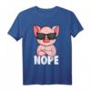 Schweine Nope Schweinchen Kinder Mädchen T-Shirt – Lustiges Schweine Design für Landwirte, Züchter & Schweine Liebhaber als Geschenkidee