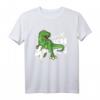 Kinder Dinosaurier 4 Geburtstag Deko - Ich bin 4 Dino Jungen & Mädchen T-Shirt für Dino Party & Geburtstagsgeschenk