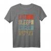 Vintage Retro Eat Sleep Excel Repeat Geschenk - Lustiges Excel T-Shirt für Männer, Frauen und Kinder, perfekt für Büro, Programmierung & Nerds
