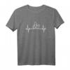 Bester Papa der Welt - Herzschlag Vater Sohn und Tochter T-Shirt als Vatertags- und Geburtstagsgeschenk