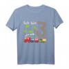 Kinder Junge Geburtstag T-Shirt für 3 Jahre mit Zug und Eisenbahn-Design – Perfekt für den Geburtstag, Kindergarten & Feier