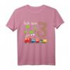 Kinder Junge Geburtstag T-Shirt für 3 Jahre mit Zug und Eisenbahn-Design – Perfekt für den Geburtstag, Kindergarten & Feier
