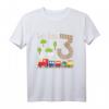 Kinder Junge Geburtstag T-Shirt für 3 Jahre mit Zug und Eisenbahn-Design – Perfekt für den Geburtstag, Kindergarten & Feier