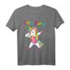 Einhorn Lets Party Outfit Damen & Mädchen – Lustiges Tanzendes Einhorn T-Shirt für Geburtstags-, Mottoparty, Weihnachtsfeier & Junggesellenabschied