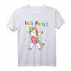 Einhorn Lets Party Outfit Damen & Mädchen – Lustiges Tanzendes Einhorn T-Shirt für Geburtstags-, Mottoparty, Weihnachtsfeier & Junggesellenabschied