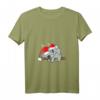 Lustiges Faultier & Baby Koala Mama Bär Nickerchen T-Shirt mit V-Ausschnitt – Weihnachtsgeschenk für Tierliebhaber und Faultier-Fans