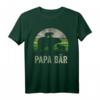 Papa Bär 2 Jungten Vater T-Shirt - Lustiges Vatertags Geschenk mit Bärmotiv für Papa und Vater