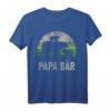Papa Bär 2 Jungten Vater T-Shirt - Lustiges Vatertags Geschenk mit Bärmotiv für Papa und Vater