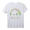 Papa Bär 2 Jungten Vater T-Shirt - Lustiges Vatertags Geschenk mit Bärmotiv für Papa und Vater