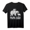 Lustiges Vatertags T-Shirt mit Bären und 2 Jungen - Humorvolles Geschenk für Papa, Vater & Familie