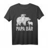 Lustiges Vatertags T-Shirt mit Bären und 2 Jungen - Humorvolles Geschenk für Papa, Vater & Familie