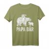 Lustiges Vatertags T-Shirt mit Bären und 2 Jungen - Humorvolles Geschenk für Papa, Vater & Familie