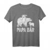 Lustiges Vatertags T-Shirt mit Bären und 2 Jungen - Humorvolles Geschenk für Papa, Vater & Familie