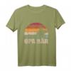 Retro Opa Bär mit vier Enkeln - Hoch 4 Opa T-Shirt für Großväter & Familiengeschenk