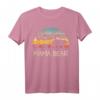 Mama Bär mit 2 Jungen Retro Berge T-Shirt – Liebevolles Muttertagsgeschenk mit Naturmotiv für Mütter und Familien