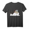 Lama & faul Faultier mit Baby Koala Mama Bär T-Shirt – Lustiges Tiermotiv für Valentinstag, Faultierfans & Tierliebhaber