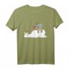 Lama & faul Faultier mit Baby Koala Mama Bär T-Shirt – Lustiges Tiermotiv für Valentinstag, Faultierfans & Tierliebhaber