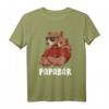 Papa Bär Vater Tochter Sohn Partnerlook T-Shirt – Perfektes Geschenk zum Vatertag & Geburtstag für Papa mit Baby