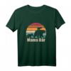 Mama Bär von 2 Kindern Muttertag T-Shirt - Hoch 2 Mama Geschenk für Zweifachmütter