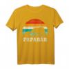 Herren Retro Vater Baby Sohn Tochter Bär Papa Vatertag T-Shirt – Perfektes Geschenk für Vatertag, Geburtstag & werdende Väter