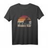 Retro Mama Bär T-Shirt für Muttertag - Dreifach Mama hoch 3 Geschenk für Mütter mit 3 Kindern