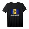 Die Flagge von Barbados T-Shirt - Karibisches Barbados Souvenir für Männer und Frauen, perfekt als Geschenk aus Bridgetown