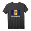 Die Flagge von Barbados T-Shirt - Karibisches Barbados Souvenir für Männer und Frauen, perfekt als Geschenk aus Bridgetown