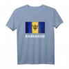 Die Flagge von Barbados T-Shirt - Karibisches Barbados Souvenir für Männer und Frauen, perfekt als Geschenk aus Bridgetown