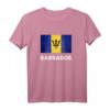 Die Flagge von Barbados T-Shirt - Karibisches Barbados Souvenir für Männer und Frauen, perfekt als Geschenk aus Bridgetown