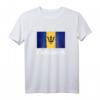 Die Flagge von Barbados T-Shirt - Karibisches Barbados Souvenir für Männer und Frauen, perfekt als Geschenk aus Bridgetown