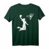 Basketball Mädchen T-Shirt - Klassisches Sportshirt für junge Basketballspielerinnen mit Silhouette-Design