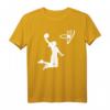 Basketball Mädchen T-Shirt - Klassisches Sportshirt für junge Basketballspielerinnen mit Silhouette-Design