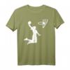 Basketball Mädchen T-Shirt - Klassisches Sportshirt für junge Basketballspielerinnen mit Silhouette-Design