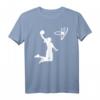Basketball Mädchen T-Shirt - Klassisches Sportshirt für junge Basketballspielerinnen mit Silhouette-Design