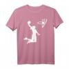 Basketball Mädchen T-Shirt - Klassisches Sportshirt für junge Basketballspielerinnen mit Silhouette-Design