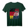 Kroatien Deutschland Flagge T-Shirt für Damen, Herren und Kinder – Fan-Artikel für Fußballfans und Nationalmannschaften