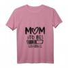 Mama Loading T-Shirt für werdende Mütter - Perfekt als Geschenk für Schwangere, Mama & Future Mom mit V-Ausschnitt