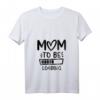 Mama Loading T-Shirt für werdende Mütter - Perfekt als Geschenk für Schwangere, Mama & Future Mom mit V-Ausschnitt