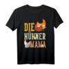 Die Hühner Mama Henne Küken Huhn Bauernhof Damen T-Shirt - Lustiges Geschenk für Landwirte und Hühnerliebhaber