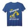 Kinder Mini Bauherr T-Shirt mit Bagger und Bauleiter Motiv – Lustiges Baustellen-Outfit für Jungen und kleine Bauherren