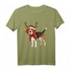 Weihnachtsmann Beagle Rentier Licht T-Shirt – Festliche Hundeliebe Geschenke für Weihnachten & Weihnachten Kostüm