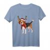 Weihnachtsmann Beagle Rentier Licht T-Shirt – Festliche Hundeliebe Geschenke für Weihnachten & Weihnachten Kostüm