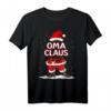 Lustiges Oma Claus Weihnachts-T-Shirt für Familie & Freunde – Das perfekte Weihnachtsoutfit für Damen, Frauen, Kinder & Oma