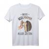 Beste Igel Mama aller Zeiten Damen T-Shirt - Perfektes Geschenk für Igel Liebhaberinnen zu Weihnachten, Muttertag & Geburtstag