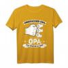 Dreifacher Opa T-Shirt mit 3 Enkelkindern - Perfektes Geschenk für werdende Großväter & Familienzuwachs