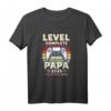 Level Complete Papa 2024 T-Shirt - Lustiges Geschenk für werdende Väter, Vatertag & Schwangerschaftsankündigung