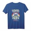 Level Complete Papa 2024 T-Shirt - Lustiges Geschenk für werdende Väter, Vatertag & Schwangerschaftsankündigung
