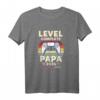 Level Complete Papa 2024 T-Shirt - Lustiges Geschenk für werdende Väter, Vatertag & Schwangerschaftsankündigung